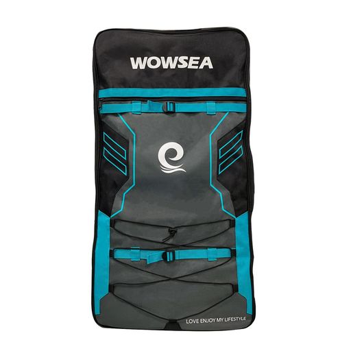 WOWSEAサップボードアウトドアプレミアムバックパックスタンドアップパドルボードインフレータブルパドルボードバックパックすべてのiSUPとアクセサリに適しています(Blue)