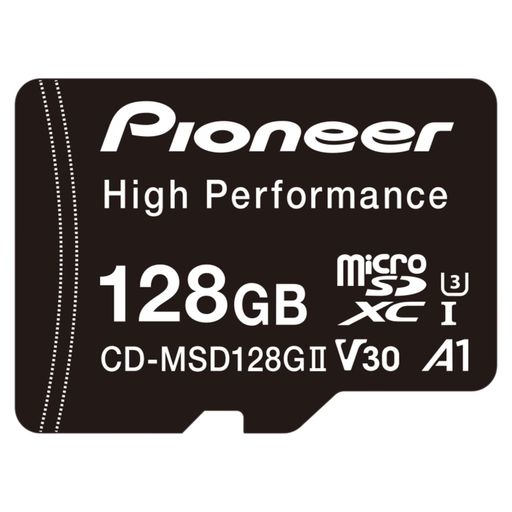PioneermicroSD歌留多CD-MSD128G-2SDXC128GBCLASS10U3V30A1高耐久カロッツェリア