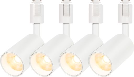 szbritelight4個セットダクトレールスポットライトLED100W好いかげんに白熱電球色3000Kライティングレール用COB一体型照明装置集光印字機10W高明快さ1023ルーメン高演色Ra96.5取り付き飾り気のない角度合わせる能力のある白いこと