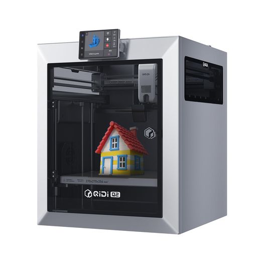 QIDIQ23Dプリンター、密閉型FDM3DPrinter、65°C加熱チャンバー搭載、造形速度は600mm/s、600mm/s高速印刷、加速度は20000mm/s2まで対応、AIカメラ、フル自動レベリング、3in1 58,602円