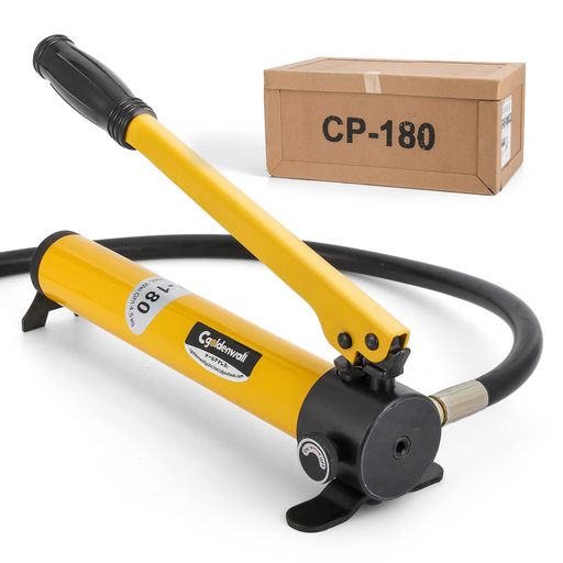 CGOLDENWALL350ccハンドポンプ70Mpa手動式油圧ポンプ長さ0.8Mホース付きマニュアル油圧式ポンプ持ち上げ、曲げ、矯正、切断、リベット締め、組み立て、分解および建築工事、軍事建設などに