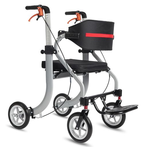 PIPIBEAR 歩行器 シルバーカー アルミ製 多機能歩行器 手押し車 座れる 高さ調節可 折畳み 軽量 コンパクト 高齢者向けショッピングカート 歩行補助 折り畳み式 室内室外兼用 四輪歩行車｜VlookupStore 店