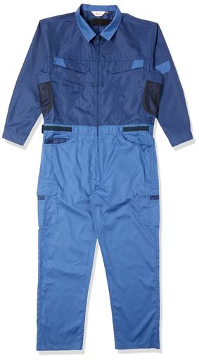 AUTO-BI 冷房装置つなぎ服[[R上]]001ネイビーブルー LL大きさ 9920-001-LL