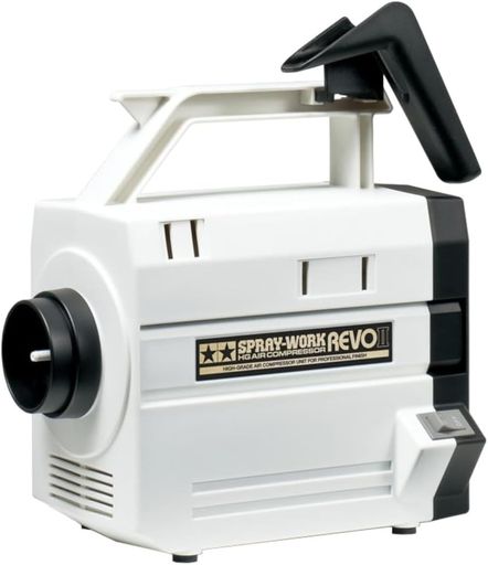 タミヤ エアーブラシシステムシリーズ No.42 スプレーワーク HG コンプレッサー レボII 塗装用具 74542｜VlookupStore 店