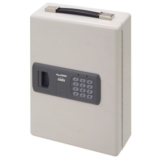 日本アイエスケイ(King CROWN) キーボックス (36本掛け) KB-E-36 ライトグレー|VlookupStore 店