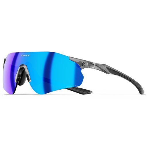 KAPVOEスポーツサングラスメンズレディース調光レンズ軽量TR90フレームUV400紫外線カットサイクリングランニングマラソンMTB登山対応サングラス(防眩光ブルー) 6,913円