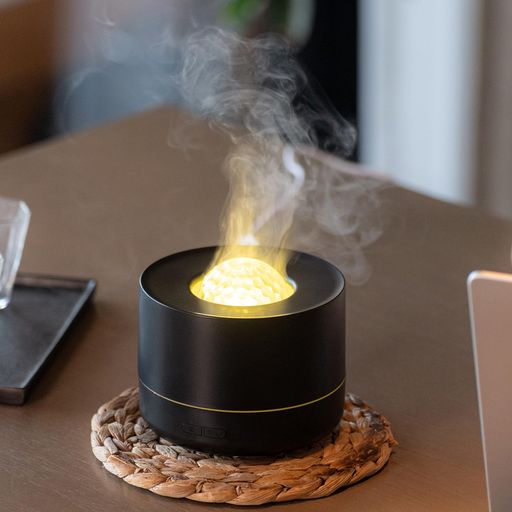 ViSSKO加湿器小型アロマディフューザーオーロラ灯200ml-超音波静音設計あろまでいふぃーざー卓上加湿器アロマhumidifier自動停止機能卓上噴水排水空焚き防止コンパクトお手入れ簡単デスク…
