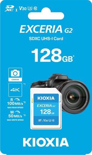 KIOXIAExceriaG2SD歌留多128GB