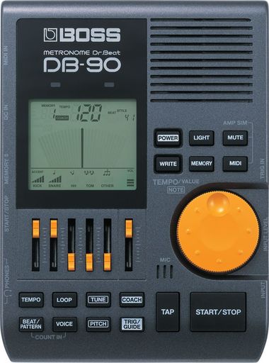 BOSSボスメトロノームDr.BeatDB-90リズムトレーニング機能搭載ドラム/楽器練習/ライブ用ドクタービートテンポ練習ドラム/ベーストレーニングDB90