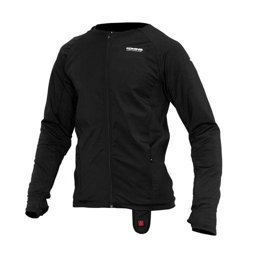 コミネ(KOMINE) バイク用 EK-317 12V WP ストレッチE-ミドルインナーウェアー Black XL|VlookupStore 店