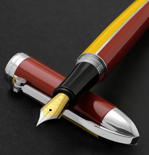 Xezo Visionary 金管楽器と軽銀筆、細字書き込み先。アスペンイエローと赤いことの御手々漆。500の押さえる版で携帯電話が付けられています。古典派音楽なデコ・ソウザ色の取り並べる、レトロフュ…