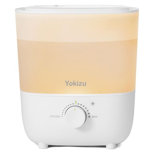 Yokizu加湿器小型卓上大容量2.5Lアロマ対応上から給水静音超音波式おしゃれLEDライト6畳15畳30時間連続稼働お手入れしやすい省エネ強力加湿機空焚き防止吹出口360°コンパクト寝室デスクオ…