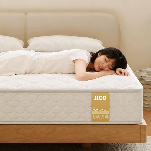 HCOマットレス シングル 極厚22CM ベッドマットレス 高反発 ポケットコイル 580個 体圧分散 通気性 静音 抗菌防臭 高耐久 高密度 ウレタン 体を適度に支える 圧縮梱包 適度な硬さと柔らかさ …|VlookupStore 店
