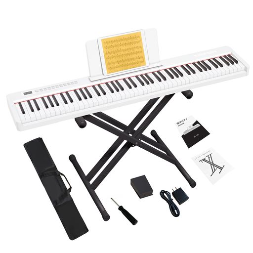 ピアノ　プレーヤー　PIANO PLAYER 7枚セット Amazon | ZHRUNS 電子ピアノ 88鍵盤 ハンマーアクション鍵盤