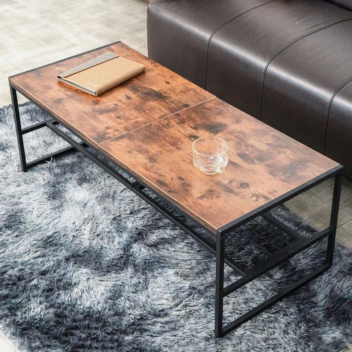 JUPEAローテーブル収納付き103*45*37cmセンターテーブルリビングテーブルコーヒーテーブルちゃぶ台おしゃれ一人暮らし低い(幅103CM) 8,160円