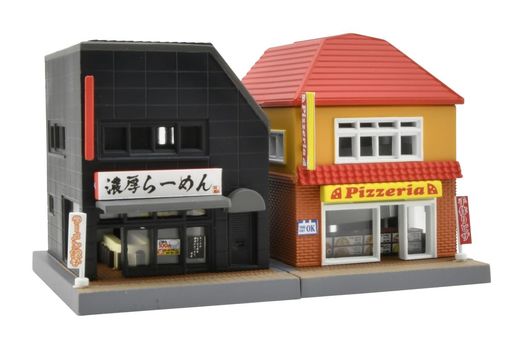 建物コレクション建コレ108-3駅前商店C3ジオラマ用品