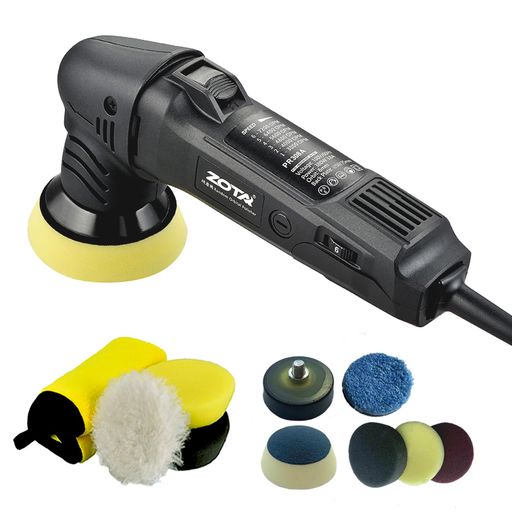 ?ZOTA ミニポリッシャー,50mm/75mmダブル裏板電動ポリッシャー 車,100V六段変速 3000-7200RPM 恒定回転速度ポリッシャー 小型,8mmポリッシャー｜VlookupStore 店 9,403円