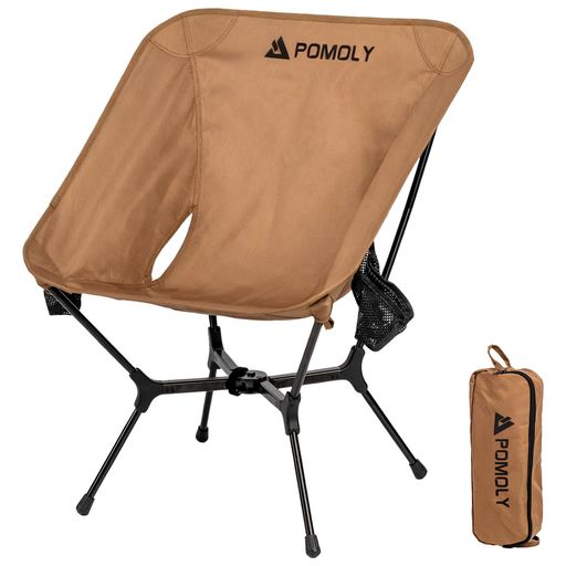 POMOLY折りたたみ居敷き超軽さキャンプチェアMOKS1Chair折り畳み女性議長耐荷重200kg軽さコンパクトサイドメッシュポケット付き添い人アウトドア山登り魚釣り車中泊