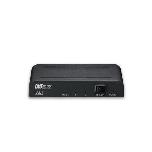 ラトックシステム8K相応う1インプット2最終生産物HDMI振りあてる器RS-HDSP2-8K8K60サイクル4K120HzHDR10HDCP2.3DolbyAtmos