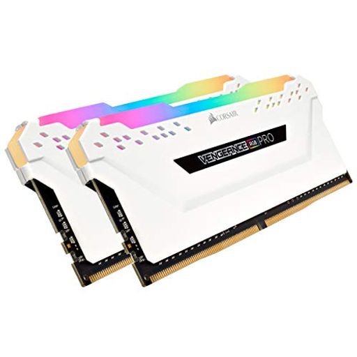 CORSAIRVENGEANCERGBPRODDR4記憶装置32GB(16GBx2)最大限度3200MHz相応うIntelXMP相応うCL16事務机いの一番パソコン用白いことCMW32GX4M2E3200C16W