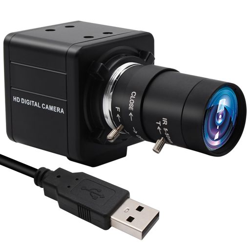 8MP USB 写真機 30fps 10倍光学望遠レンズ ウェブカム 5-50粍マニュアルフォーカスズーム 望遠水晶体 近接写真 ズームイン ズームアウト ゴルフ 律動的な調子 写真機 マイコン ストリーミング ビ…