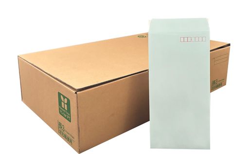 寿堂封筒カラー封筒水色郵便枠付きテープ付き長形3号長31000枚10551