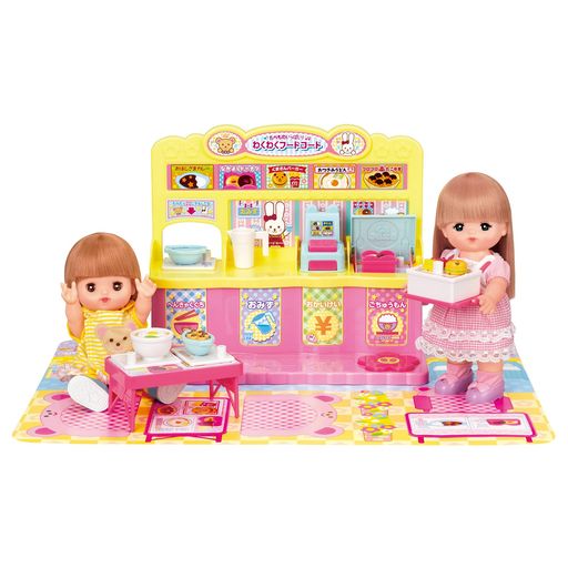 パイロットメルちゃんおせわパーツたべものいっぱい!わくわくフードコート3歳以上