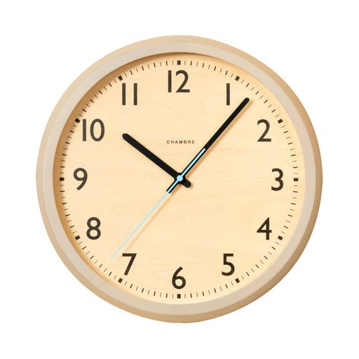 CHAMBRE DROP CLOCK 電波時計 ウォームグレイ CH-039GY|VlookupStore 店