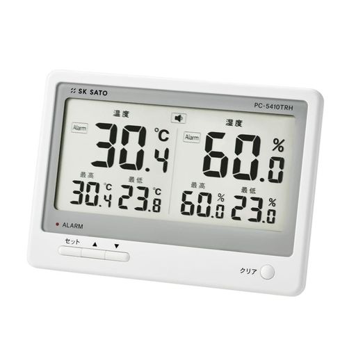 佐藤計量器製作所(Sato Keiryoki Seisakujo) デジタル温湿度計 PC-5410TRH｜VlookupStore 店 8,211円