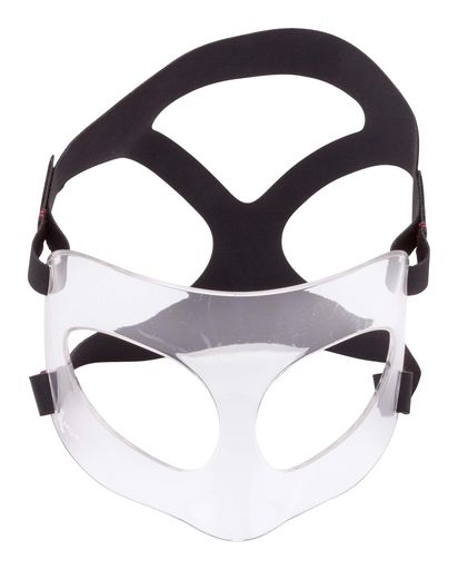 ミューラー(MUELLER) フェイスガード 84457 クリアー/黒 FREE SIZE｜VlookupStore 店