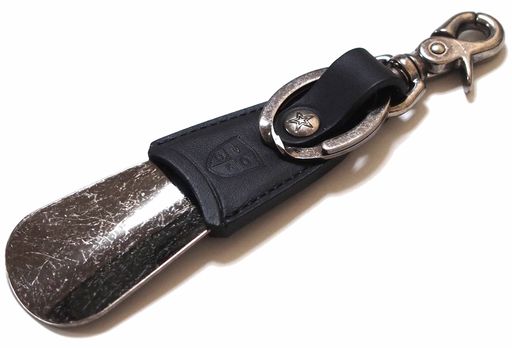 近藤(Kondo)靴べら日本製携帯本革真鍮シューホーンキーホルダーブラック15cmx3.5cmDONOK(ダナック)ステリーナ 4,522円