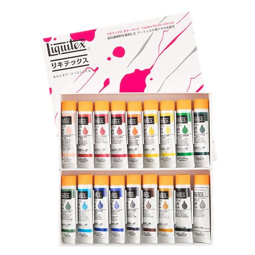リキテックスアクリル絵の具リキテックスカラーソフトタイプ18色仕掛ける言い慣わし色20ml(6号)
