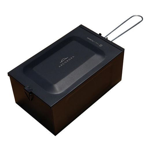 ARCORORAコンパクトスモーカー「BOX」小型熏製器煙が漏れにくい家庭用キャンプ室内