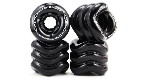 SharkWheelカリフォルニアロールススケートボードホイール60粍78A黒いこと