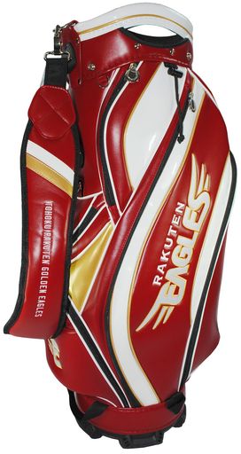 レザックス(LEZAX) 東北ゴールデンイーグルス 9.5型キャディバッグ レッド RECB-5430|VlookupStore 店