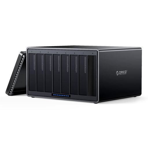 ORICO 3.5in HDD入れもの USB3.0繋ぎ合わせる 運転入れもの 磁気ねばり着く式 8台相応う SATA 3.0相応う 最大限度128結核症まで 5Gbps弾丸道路 固定ディスク入れもの 軽銀製 ハニカム式放熱社会システム NS800U3