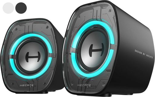 Edifier【エディファイア】G1000II卓上小型RGBゲーミングスピーカー|なおなお書き5Pro/なおなお書き5/なおなお書き4/Switch2/Switch等相応う|2.0chPC活動的先っちょひな形金棒引き声遣い高|