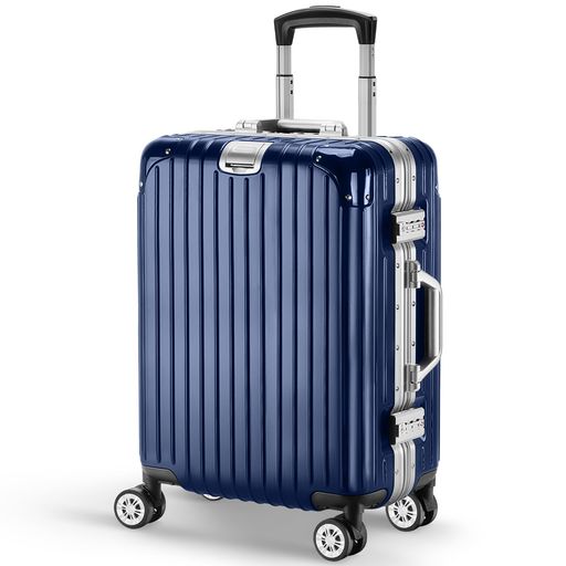 [VARNIC] 旅行バッグ 軽銀ひな型 多役立つこと キャリーバッグ 機内持ち込み 超軽さ 持ちはこび入れもの 大電気容量 乾湿引きはなす衣嚢つき 静音 ダブルキャスター 耐衝撃 防御すること端っこパッド付き添い人 36…