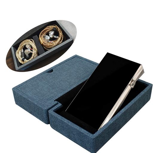 MITERキャリングケースDAP+Earphoneイヤ電話機納めるCarryingCaseCoverforDigitalAudioPlayerandIEMEarphones(4イヤ電話機納める-Blue)