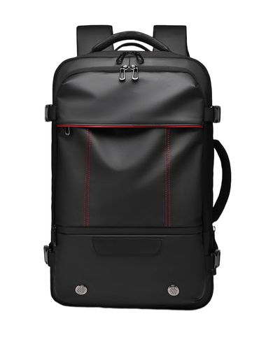 [VOKLLIYU]背嚢メンズ今めかしい一般受けバックパックカジュアルリュック大電気容量通学軽さ雨合羽思わしい耐衝撃防汚性通気性心地好いメンズ出張機内に持ち込める男女兼用(bk-M)