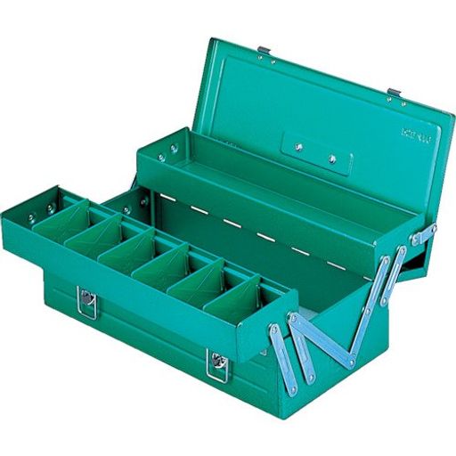 リングスター 2段式ボックス スチール製 グリーン RSD-410 【L410xW200xH150mm】|VlookupStore 店