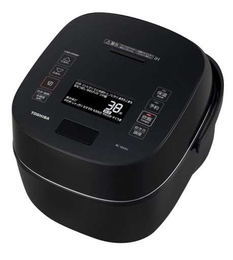 TOSHIBA(東芝) 炊飯器 炎匠炊き 5.5合 RC-10VXV(K) グランブラック 無意味さ翦断応力IHジャー炊飯器 大射撃能力 無意味さ保温 上げ米40第四次元