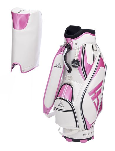 AXEL GOLFCollectionキャディーバッグ ユニセックス】【新色追加】【軽量】ロゴテープキャディバッグ