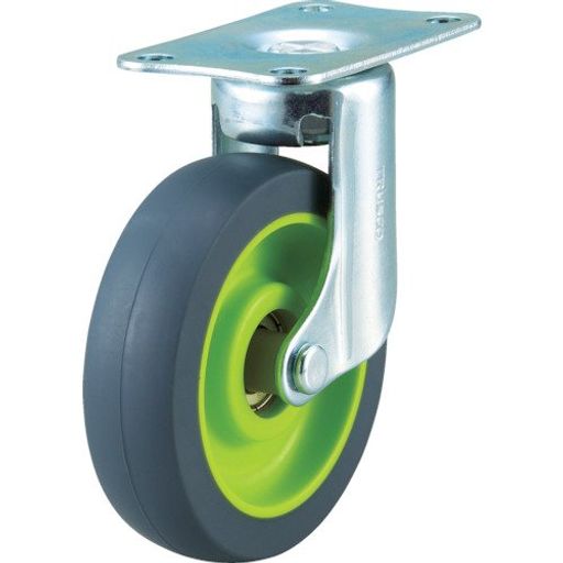 TRUSCO(トラスコ)Weego専用自在キャスターΦ75ライトグリーンTYEF-75ELB-WC-LGNx50個【ケース販売】