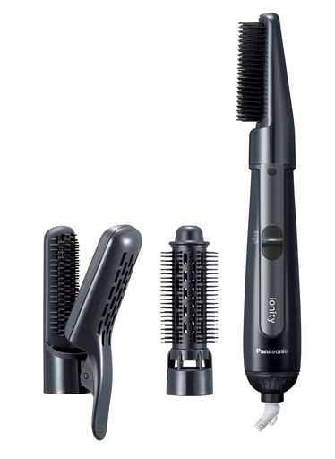 パナソニック くるくるドライヤー イオニティ マイナスイオン まとまりスタイル 黒 EH-KE4L-K｜VlookupStore 店