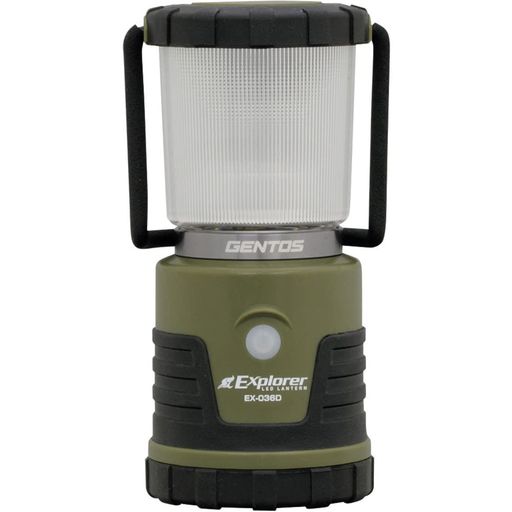 GENTOS(ジェントス)LED提燈単3蓄電池式450ルーメンエクスプローラーEX-036Dキャンプアウトドアライト照明装置防災