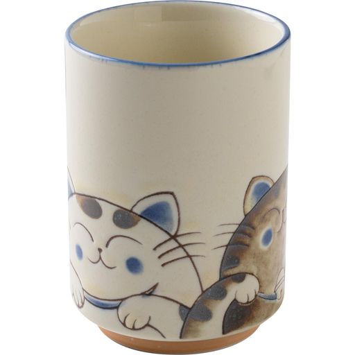 楽天市場】みのる陶器【寿司湯呑】猫との生活（270ml） : みのる陶器