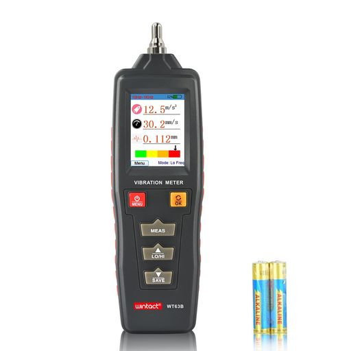 Wintact デジタル振動計の手持ち型、0.01~199.9mm/s 加速、速度、ための変位の測定、機械、モーター、エンジン、発電機|VlookupStore 店