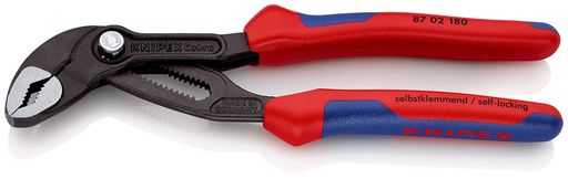 KNIPEXクニペックスコブラウォーターポンププライヤー調整段数18段全長180mm8702-180SB