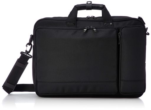 [ギャッツビー]ビジネスカジュアルバッグB4対応ポリエステル撥水加工GB1014ABKブラック
